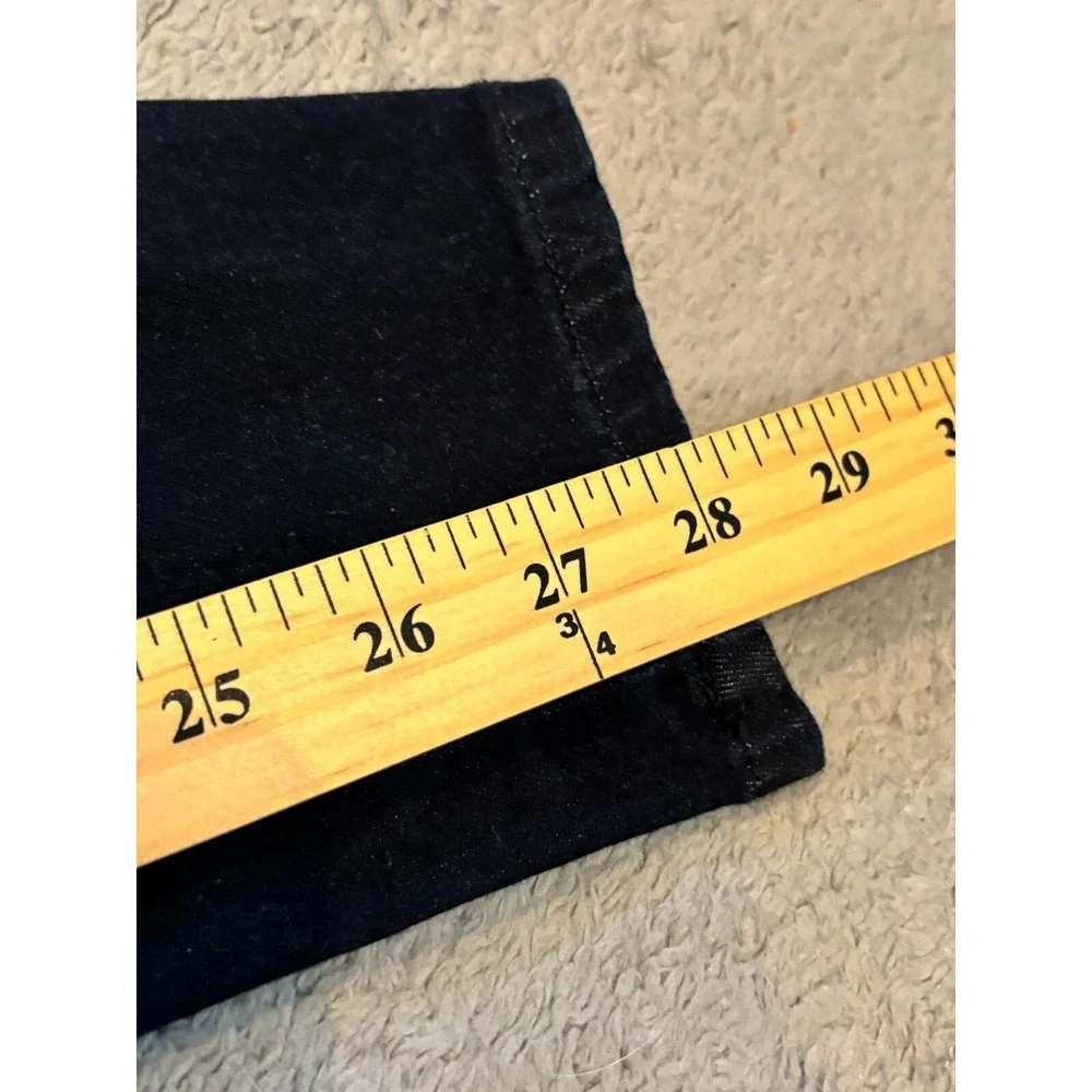Guess Jeans Women 30 Blue Denim Dark Wash Skinny Front Leg Seams Casual Ankle